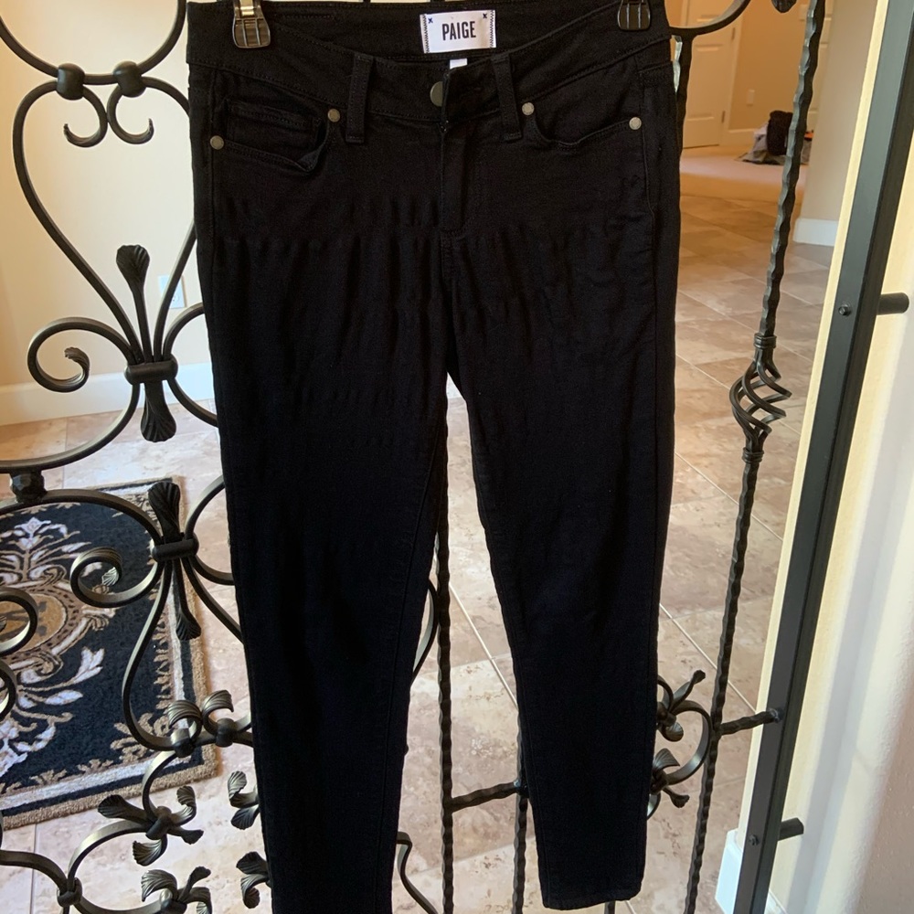 Black Paige Skinny Jeans